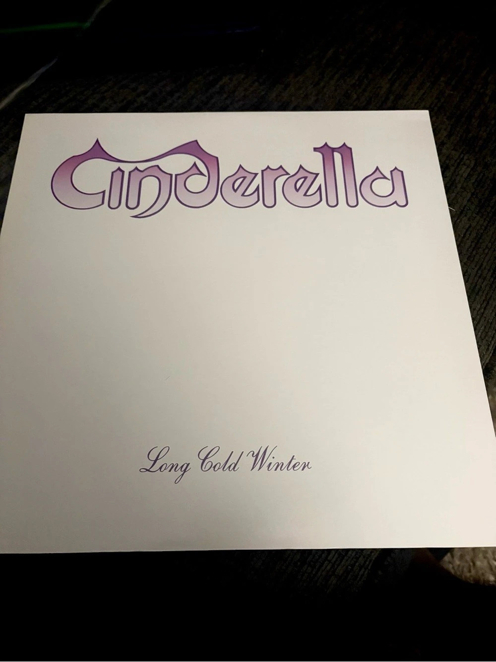 Cinderella Long Cold Winter Vinyl Record Album (Japan Version)